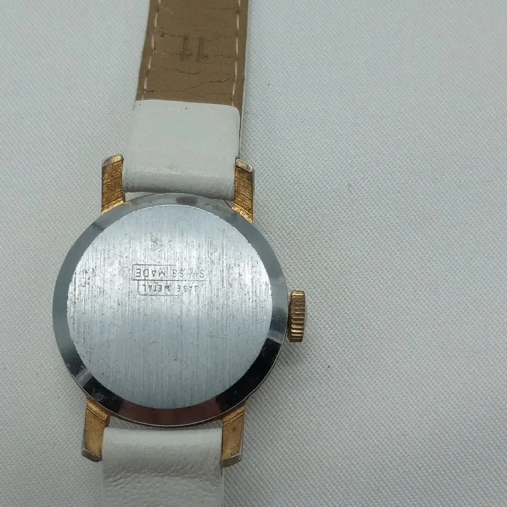 Vintage Lucerne White Ladies Watch Swiss Made